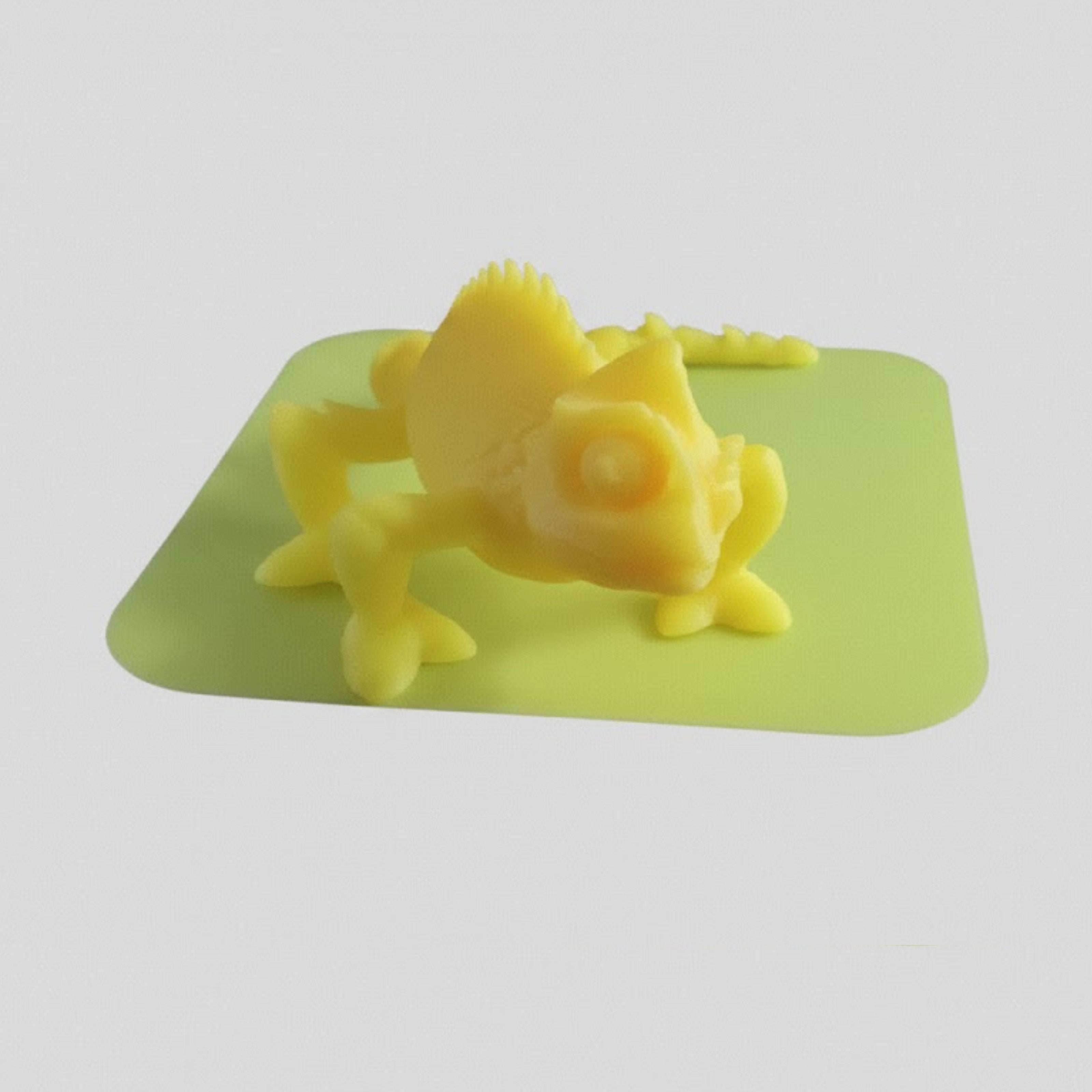 Realistic Chameleon 3D Model STL File - Digital Download