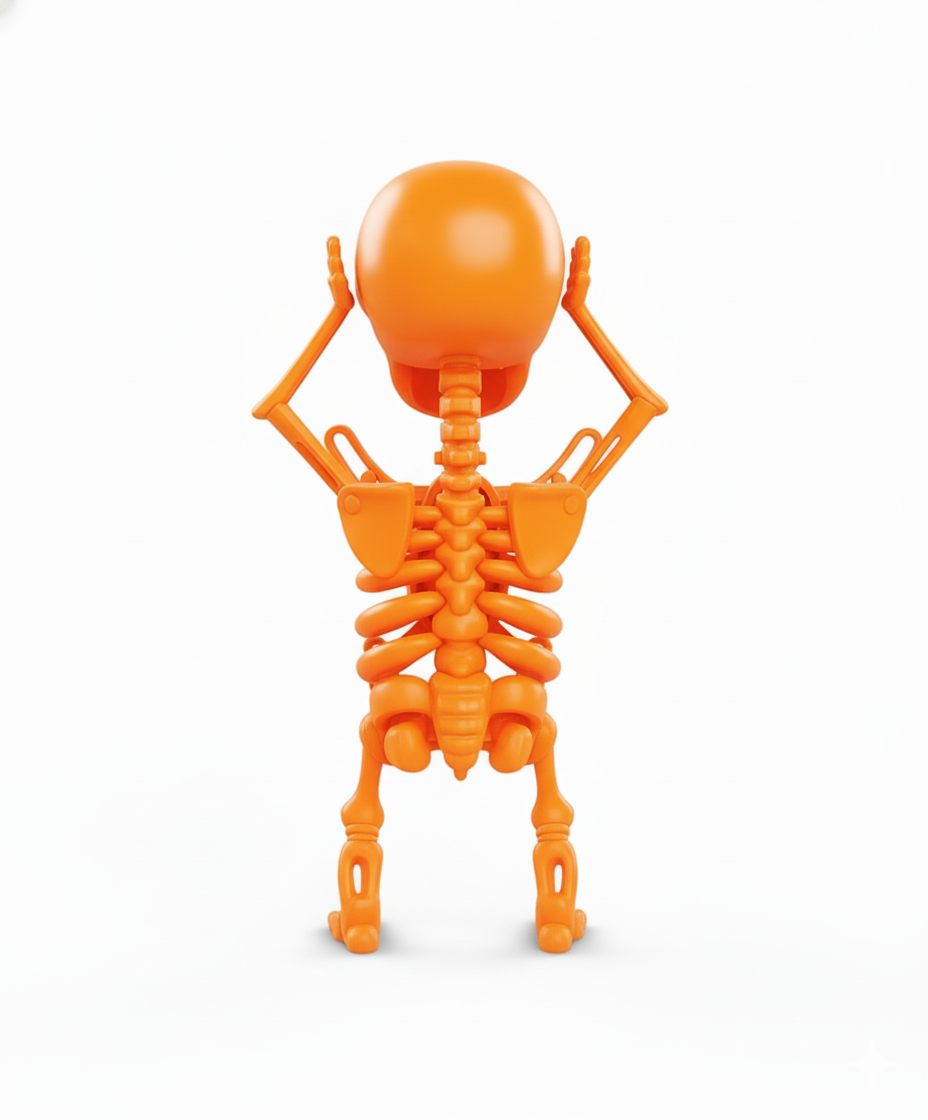 Skeleton Dancing Toys, Fun Gift for Kids and Adults, 3D model DIGITAL FILE
