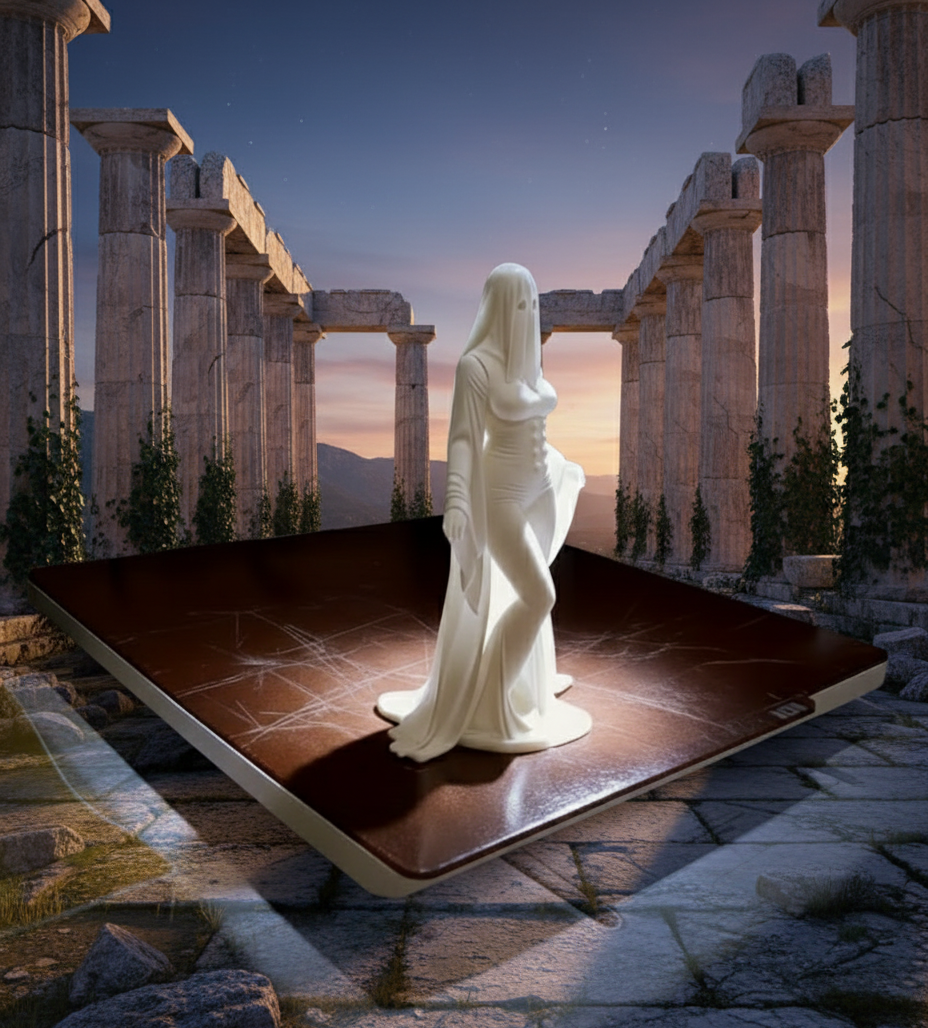 The Veiled Virgin Style Full Statue | High Detail 3D Printable STL Sculpture | Classical Art Decor