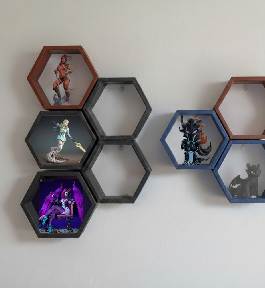 Mini Hero Figure Display Shelf: Collection, Collectibles, Toy, Small Action Figures