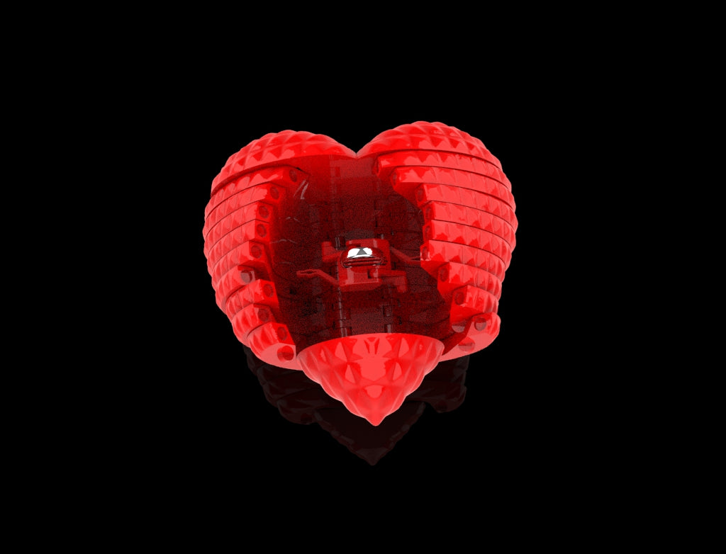 Open Heart Box 3D model DIGITAL FILE