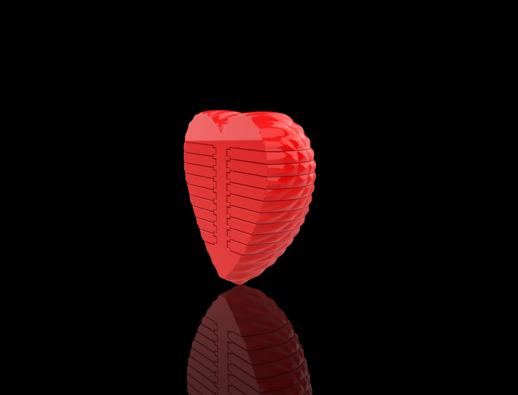 Open Heart Box 3D model DIGITAL FILE