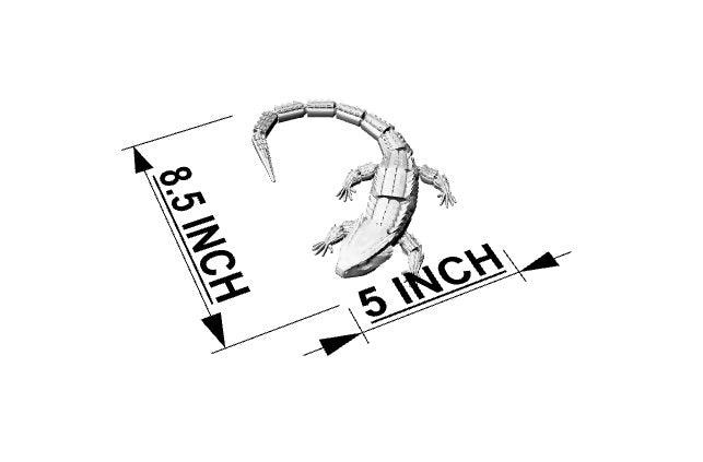 Red Eyed Crocodile Skink 3D MODEL DIGITAL FILE