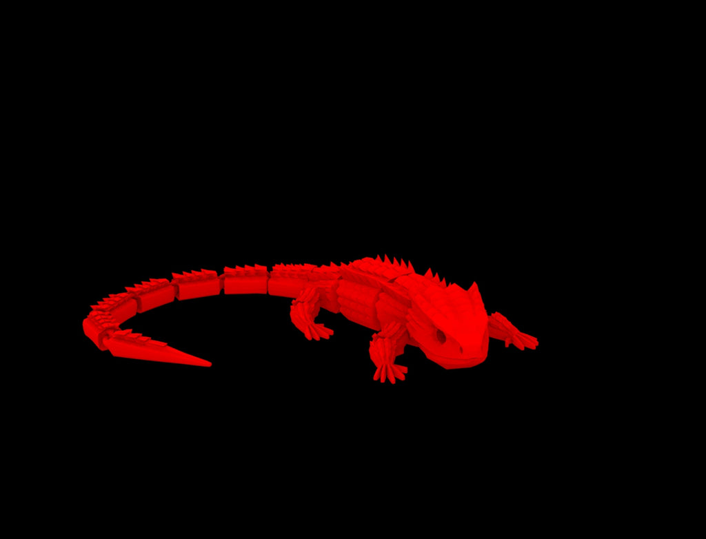 Red Eyed Crocodile Skink 3D MODEL DIGITAL FILE