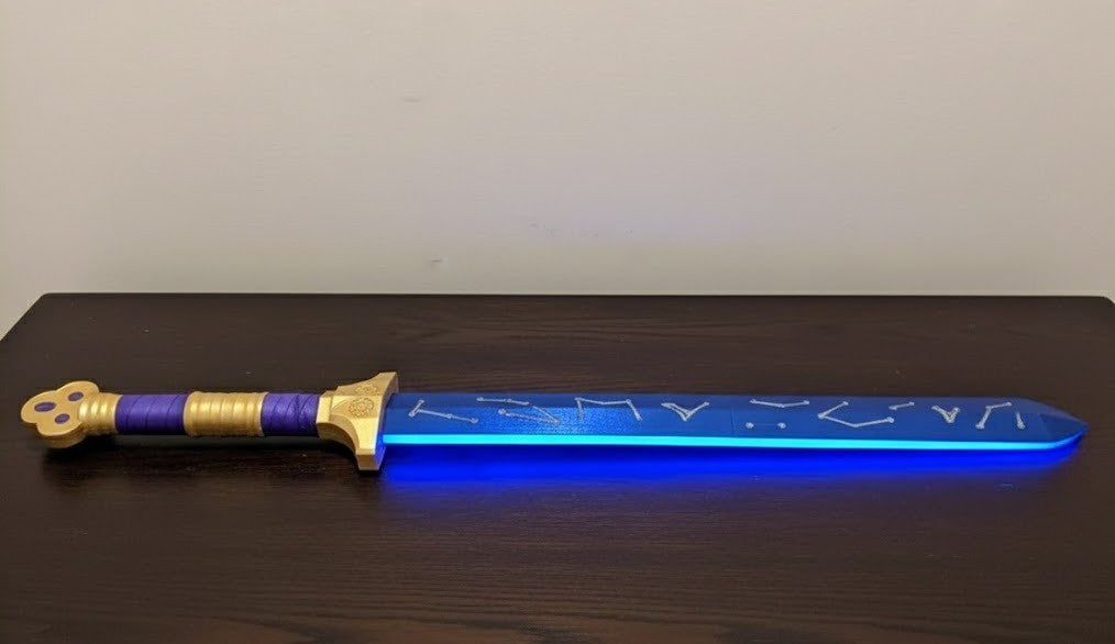 Rumi's sword, or Saingeom, is a prop from the animated film K-Pop Demon Hunters