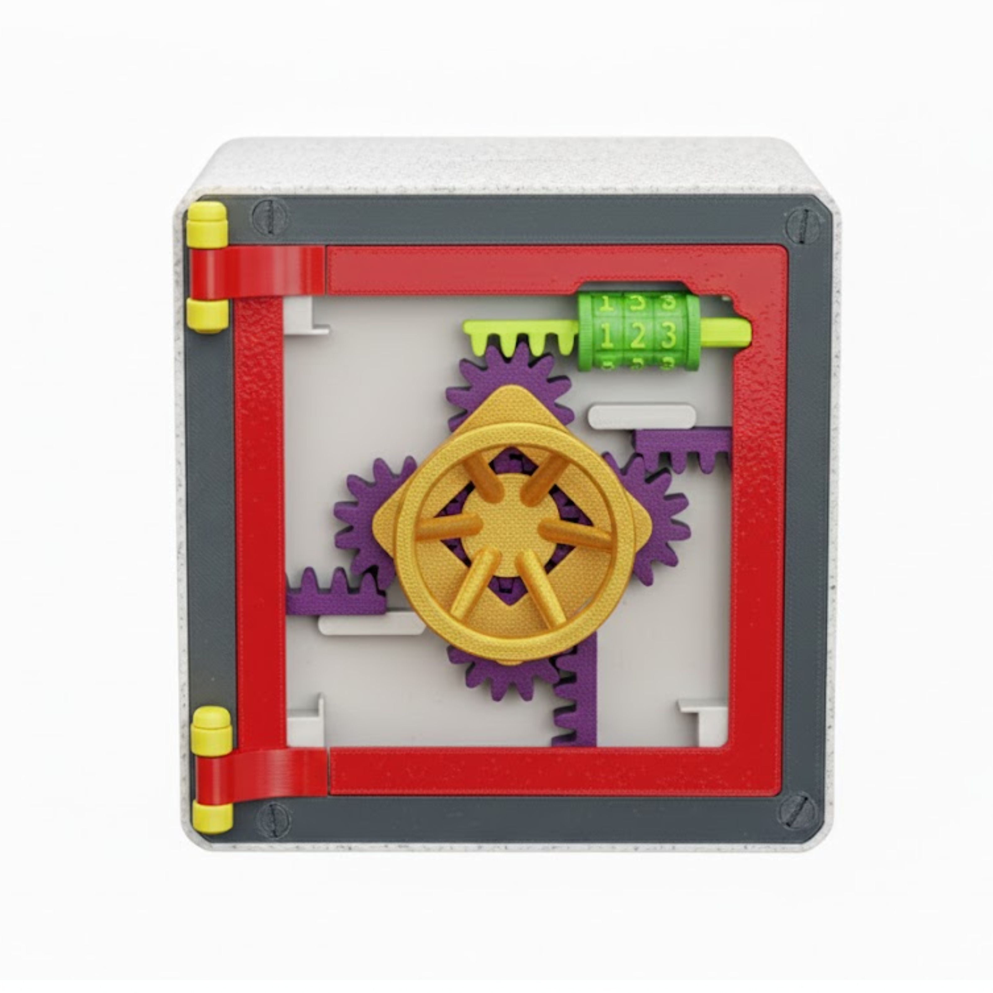 Functional Combination Lock Safe 3D Model STL File - Digital Download