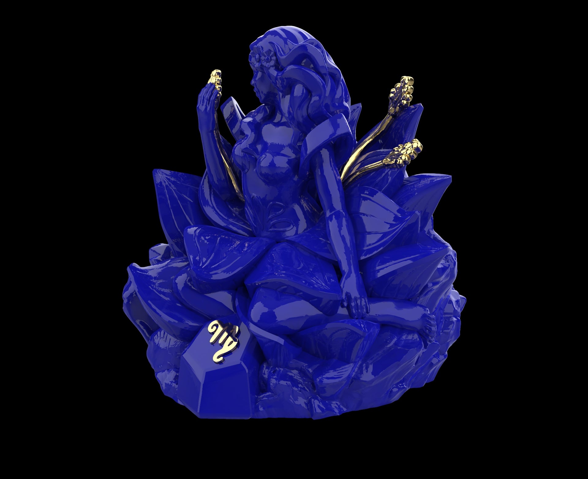 Virgo Zodiac Signs 3D model — High-Detail & Renders DIGITAL FILE