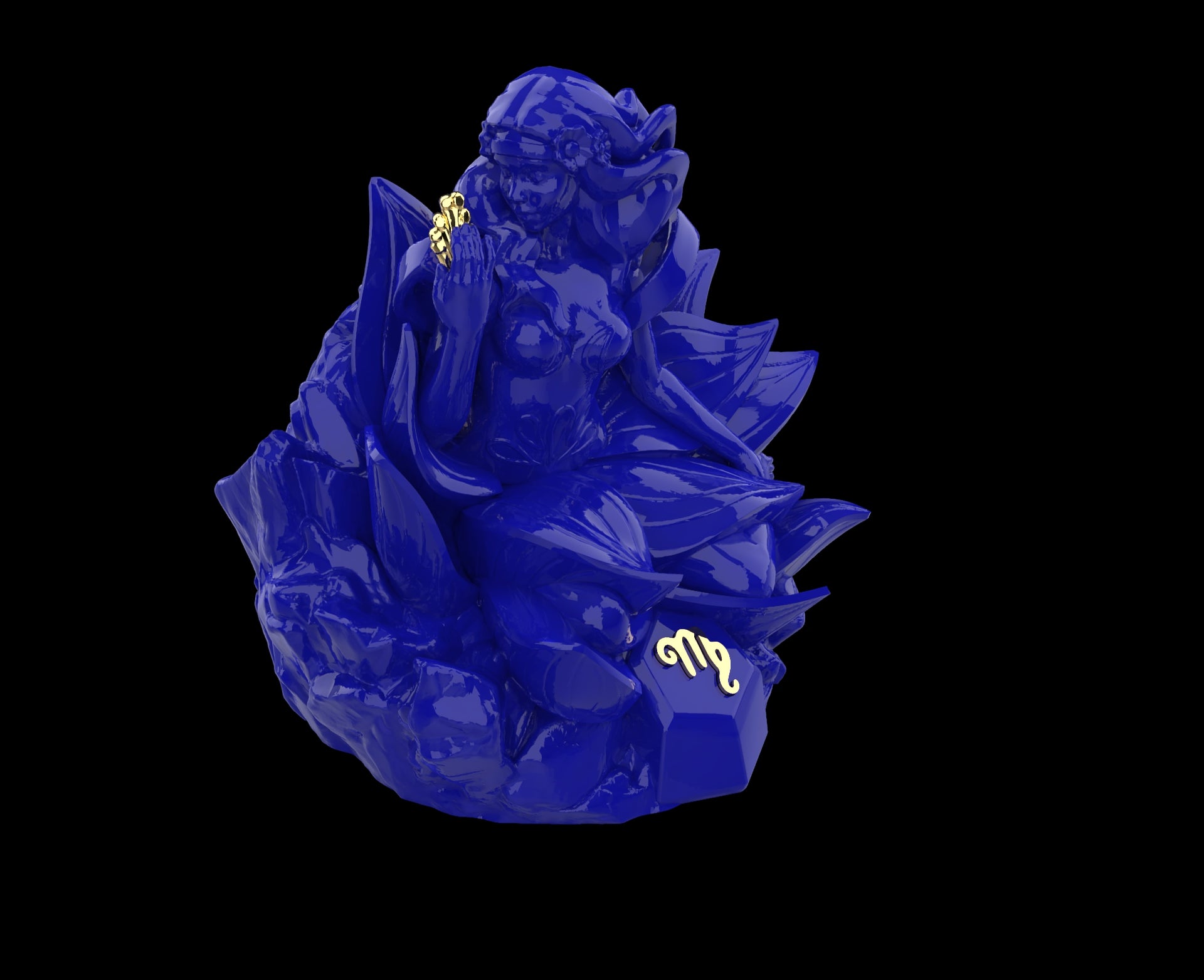 Virgo Zodiac Signs 3D model — High-Detail & Renders DIGITAL FILE