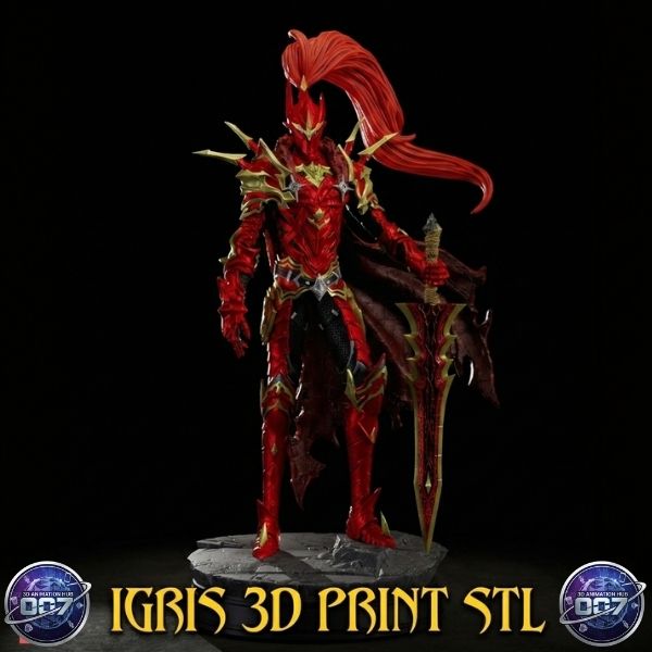 Igris (The Red Blood) - Solo Leveling | High Detail 3D Print STL - Digital Download
