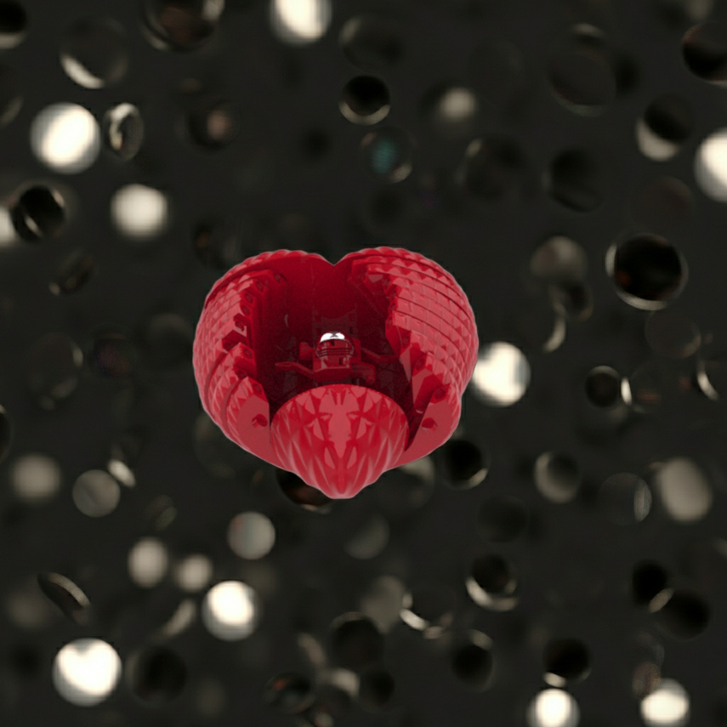 Open Heart Box 3D model DIGITAL FILE