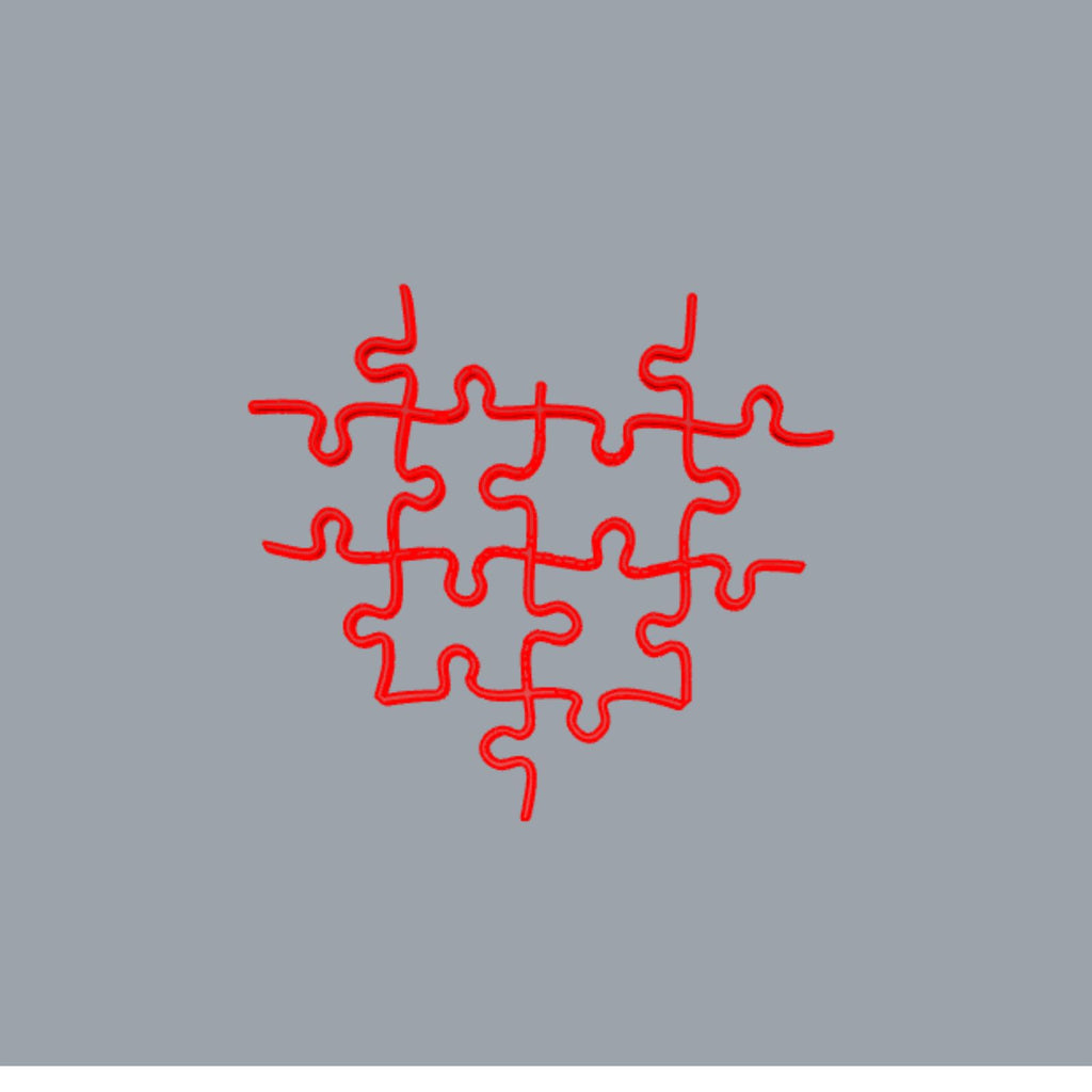 Valentine's Day Heart Puzzle - 3D Printable Model (Digital STL File)
