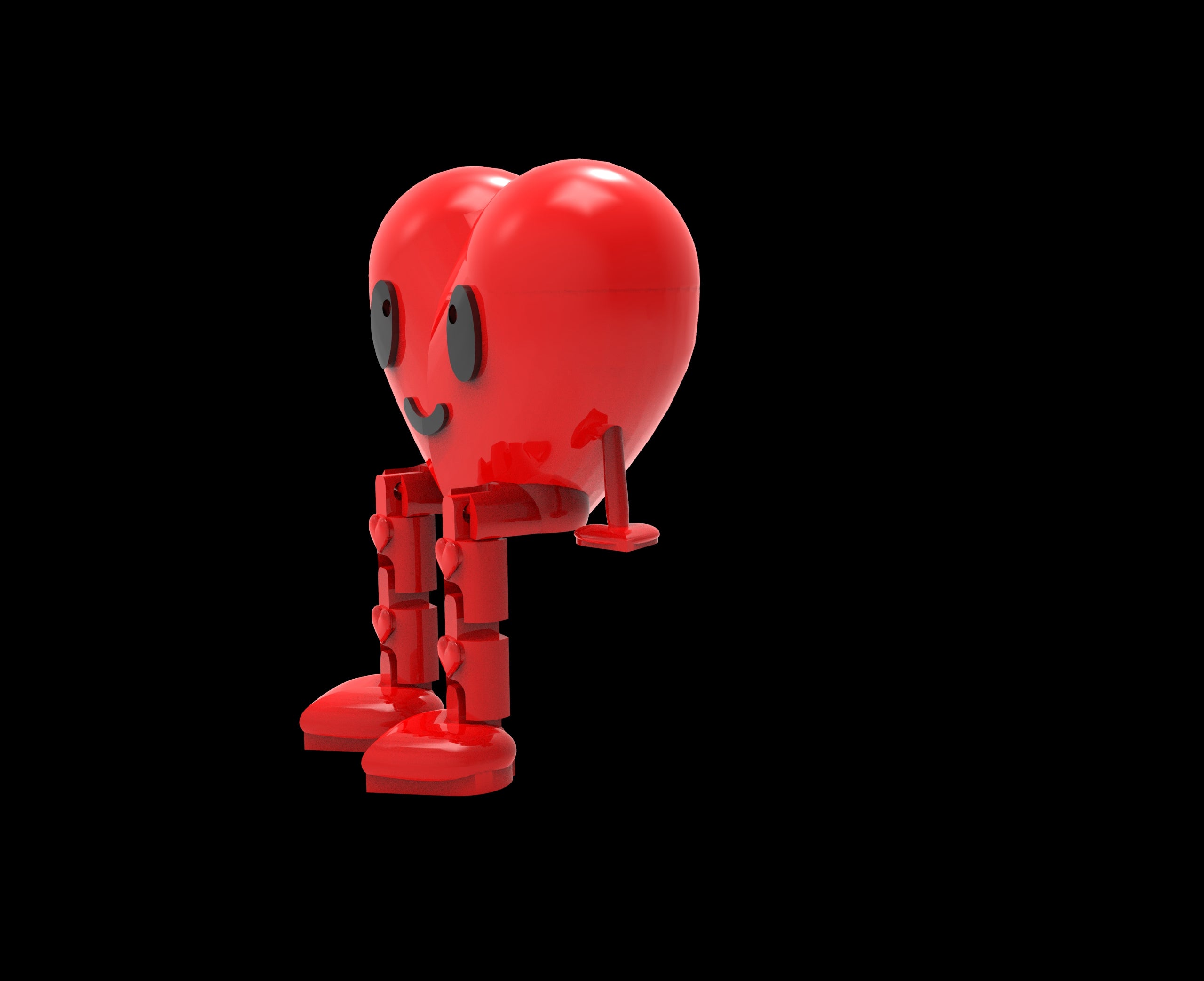 Heart Flexi 3D Mod DIGITAL FILE DIGITAL DOWNLOAD DIGITAL FILE
